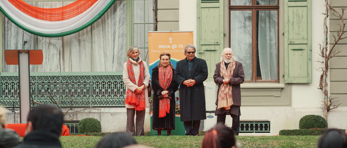  Distinguished Indologists Mr. Paul Grant, Princess Francoise Sturdza and Ms. Joëlle Libois honored on 73rd Republic Day, 26 January 2022