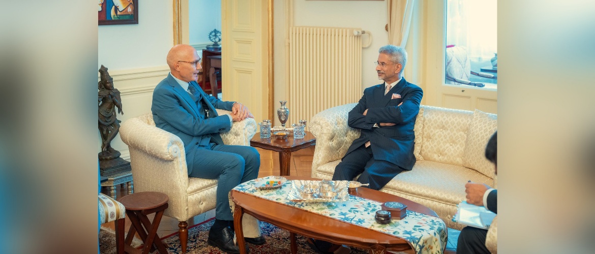  EAM Dr. S. Jaishankar met UN High Commissioner for Human Rights Volker Turk,  shared India’s perspectives on the global human rights situation and how challenges are best addressedh