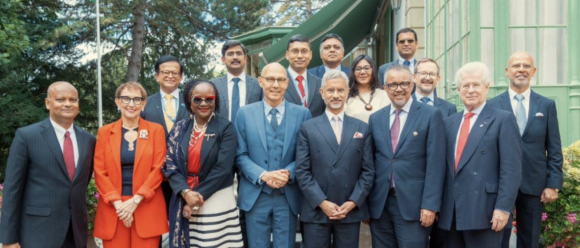  External Affairs Minister Dr. S. Jaishankar met with the leadership of International Organisations in Geneva